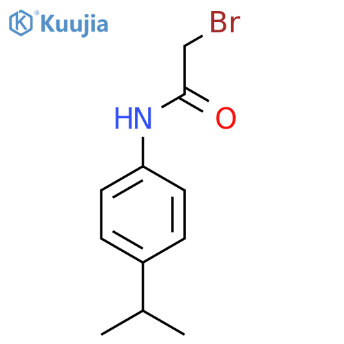 2-Bromo-N-(4-isopropylphenyl)acetamide structure