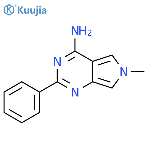 6-Methyl-2-phenyl-6H-pyrrolo[3,4-d]pyrimidin-4-amine structure
