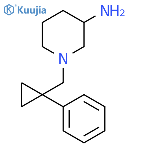 1-(1-Phenyl-cyclopropylmethyl)-piperidin-3-ylamine structure