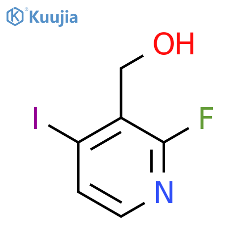 (2-Fluoro-4-iodopyridin-3-yl)methanol structure
