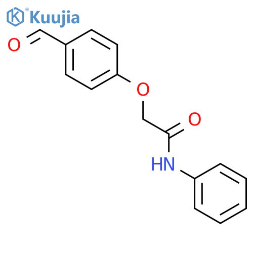 2-(4-formylphenoxy)-N-phenylacetamide structure