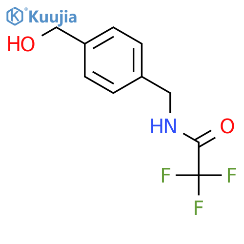 N-(4-Hydroxymethylbenzyl)trifluoroacetamide structure