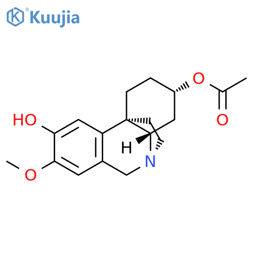 1H,6H-5,10b-Ethanophenanthridine-3,9-diol, 2,3,4,4a-tetrahydro-8-methoxy-, 3-acetate, (3S,4aS,5R,10bS)- (9CI) structure