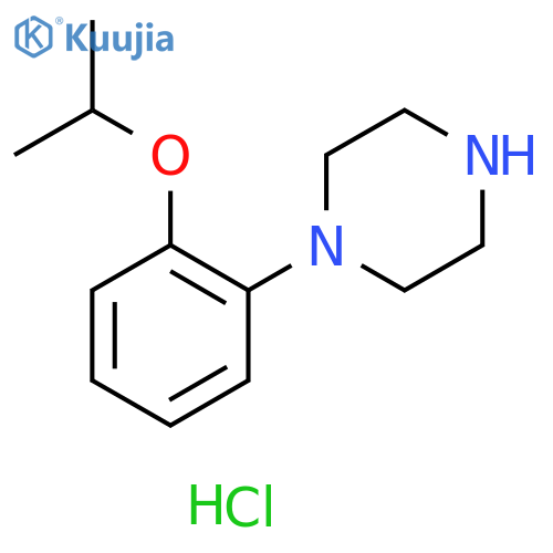 1-2-(Propan-2-yloxy)phenylpiperazine dihydrochloride structure