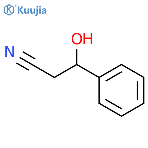 3-Phenyl-3-hydroxypropanenitrile structure