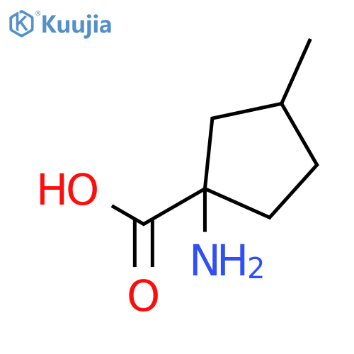 1-amino-3-methylcyclopentane-1-carboxylic acid structure