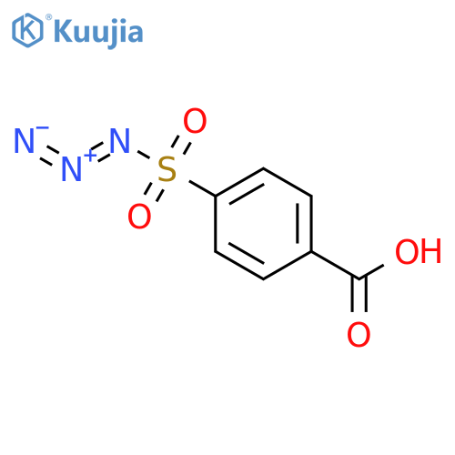 Benzoic acid,4-(azidosulfonyl)- structure