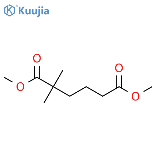 Hexanedioic acid,2,2-dimethyl-, 1,6-dimethyl ester structure