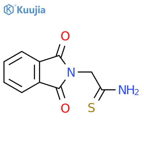 2-(1,3-dioxo-1,3-dihydro-2H-isoindol-2-yl)ethanethioamide structure