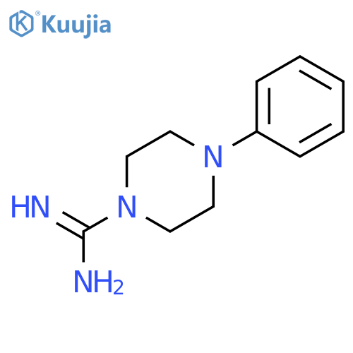 4-Phenylpiperazine-1-carboximidamide sulfate structure