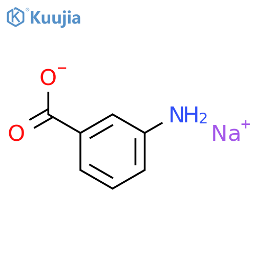 Sodium 3-aminobenzoate structure