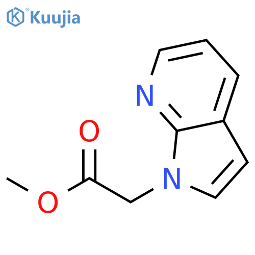 Methyl 2-(1H-Pyrrolo2,3-bpyridin-1-yl)acetate structure