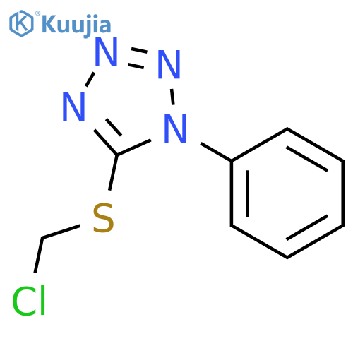 5-(Chloromethyl)thio-1-phenyl-1H-tetrazole structure