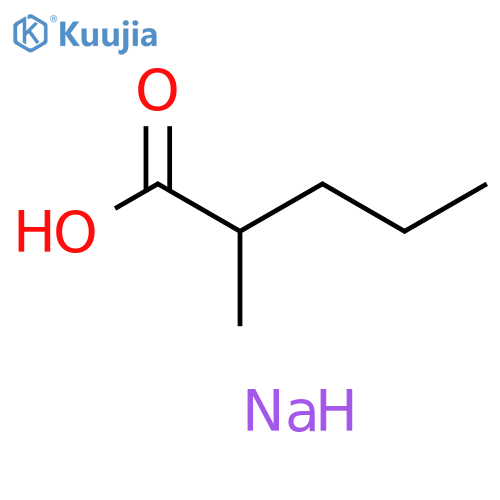 sodium 2-methylpentanoate structure