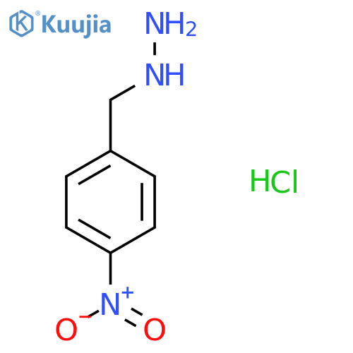 (4-nitrophenyl)methylhydrazine hydrochloride structure