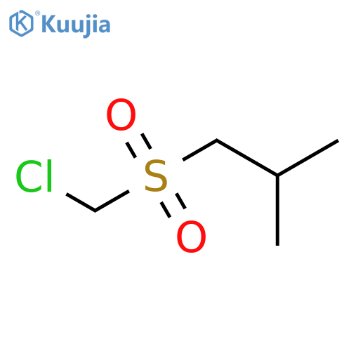 1-chloromethanesulfonyl-2-methylpropane structure