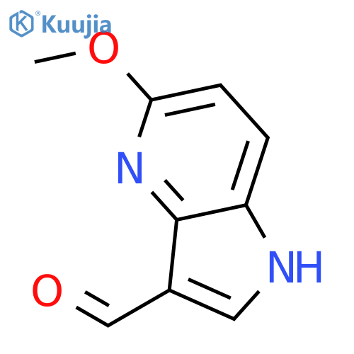 5-METHOXY-1H-PYRROLO[3,2-B]PYRIDINE-3-CARBALDEHYDE structure