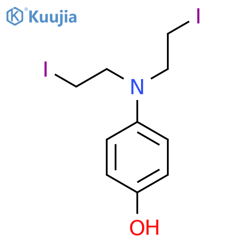 Phenol, 4-[bis(2-iodoethyl)amino]- structure