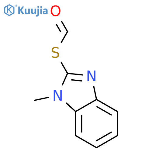 Methanethioic acid,S-(1-methyl-1H-benzimidazol-2-yl) ester structure