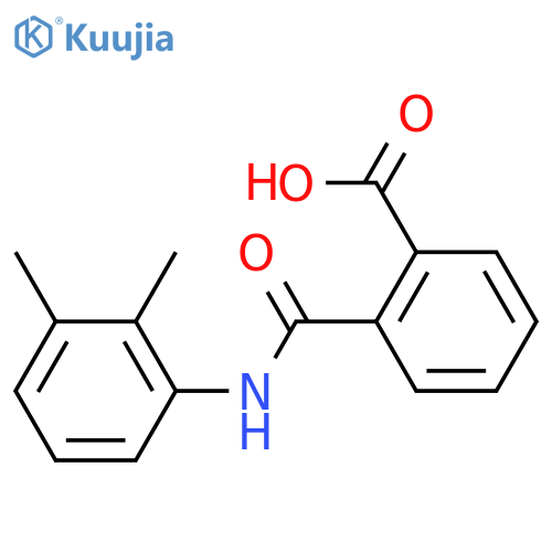 Benzoic acid,2-[[(2,3-dimethylphenyl)amino]carbonyl]- structure