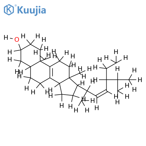 (3beta,5beta,22Z,24R)-form-Stigmasta-8,22-dien-3-ol structure