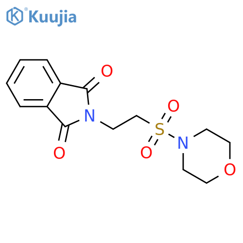 2-[2-(morpholine-4-sulfonyl)ethyl]-2,3-dihydro-1H-isoindole-1,3-dione structure