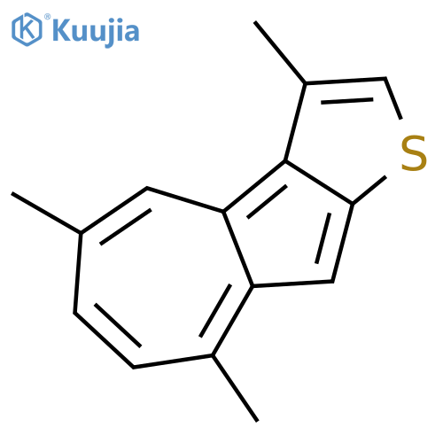 3,5,8-Trimethylazulenothiophen structure