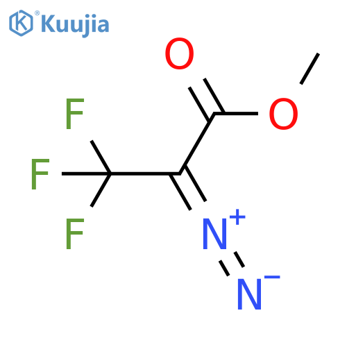 Propanoic acid, 2-diazo-3,3,3-trifluoro-, methyl ester structure