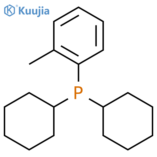 Dicyclohexyl(o-tolyl)phosphine structure