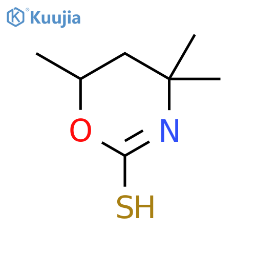 2H-1,3-Oxazine-2-thione,tetrahydro-4,4,6-trimethyl- structure