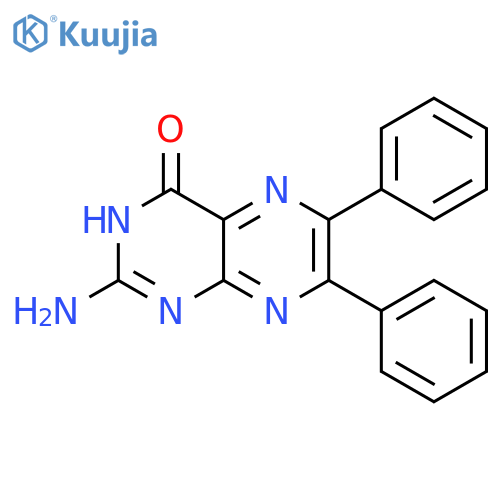 4(3H)-Pteridinone,2-amino-6,7-diphenyl- structure