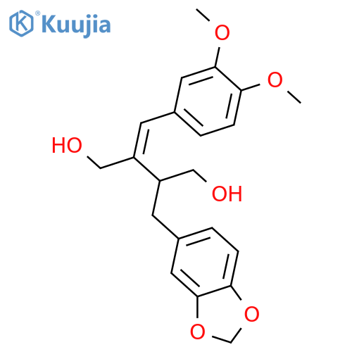 8,8'-Lign-7-ene-3,3',4,4',9,9'-hexol; (7E,8'R)-form, 3',4'-Methylene, 3,4-di-Me ether structure