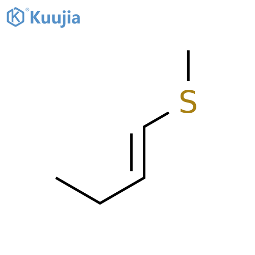 1-Butene, 1-(methylthio)-, (E)- structure