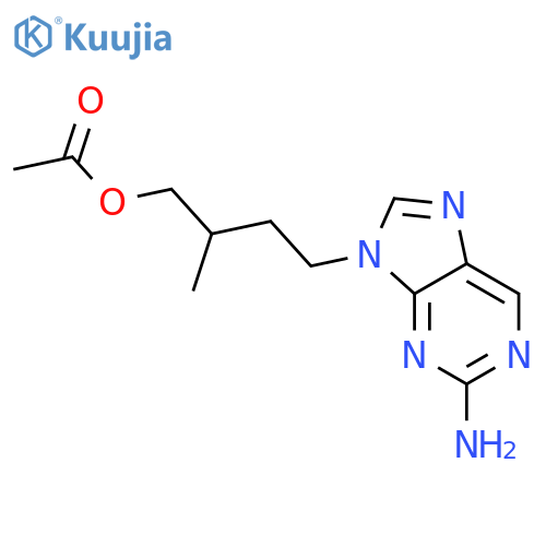 2-Amino-β-methyl-9H-purine-9-butanol 9-Acetate structure