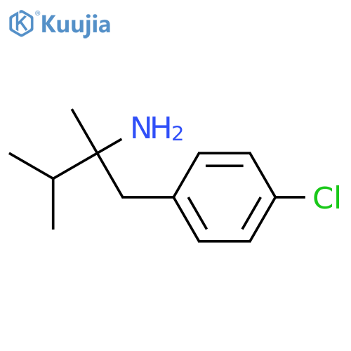 1-(4-chlorophenyl)-2,3-dimethylbutan-2-amine structure