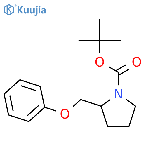 (S)-tert-Butyl 2-(phenoxymethyl)pyrrolidine-1-carboxylate structure