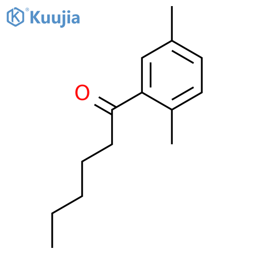 1-Hexanone, 1-(2,5-dimethylphenyl)- structure