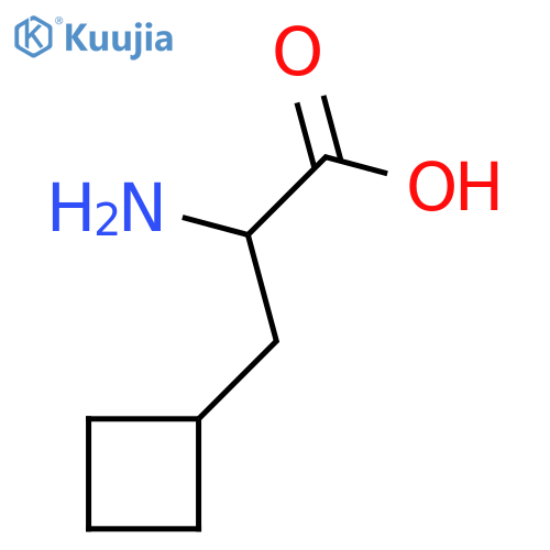 (R)-2-Amino-3-cyclobutylpropanoic acid structure
