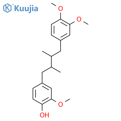 4-[(2R,3S)-4-(3,4-dimethoxyphenyl)-2,3-dimethylbutyl]-2-methoxy-phenol structure