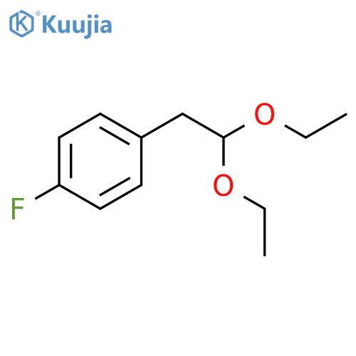 1-(2,2-diethoxyethyl)-4-fluorobenzene structure