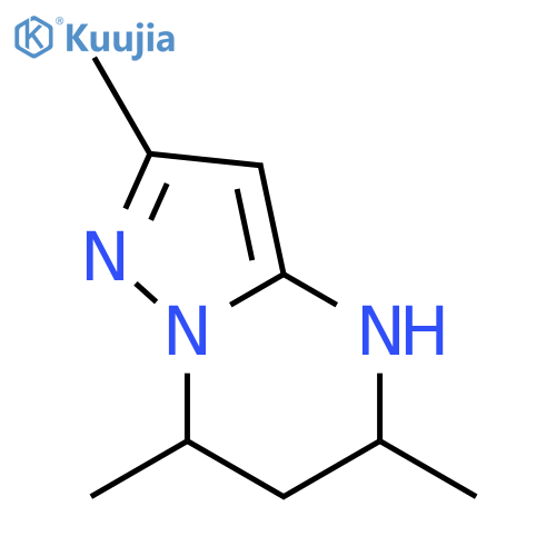 2,5,7-trimethyl-4H,5H,6H,7H-pyrazolo1,5-apyrimidine structure