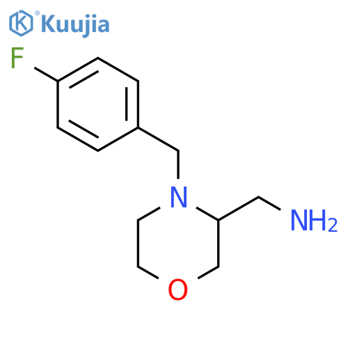 3-Aminomethyl-4-(4-fluorobenzyl)morpholine structure