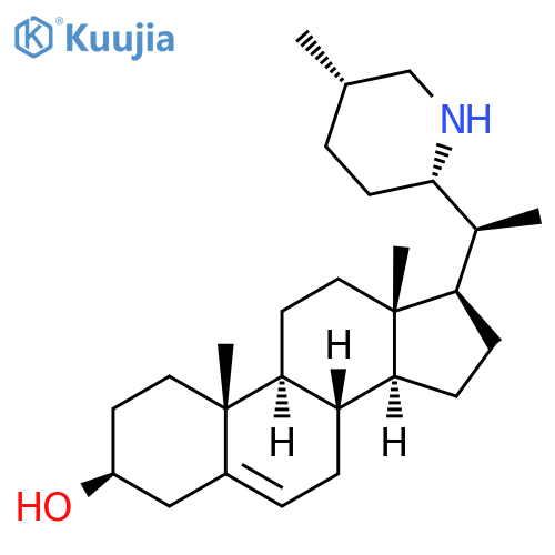Pregn-5-en-3-ol,20-[(2S,5S)-5-methyl-2-piperidinyl]-, (3b,20S)- (9CI) structure