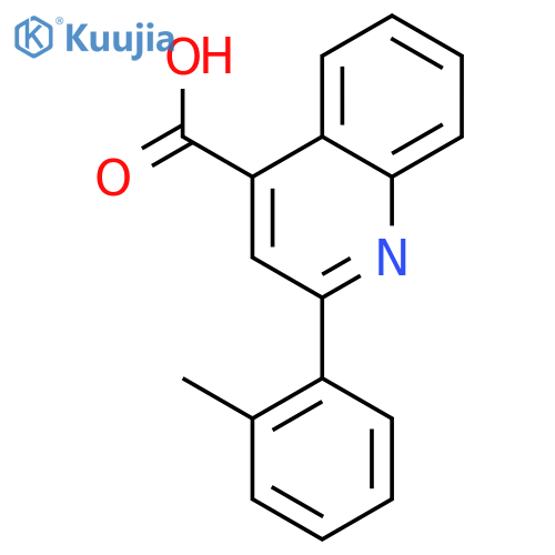 2-(2-Methylphenyl)quinoline-4-carboxylic Acid structure