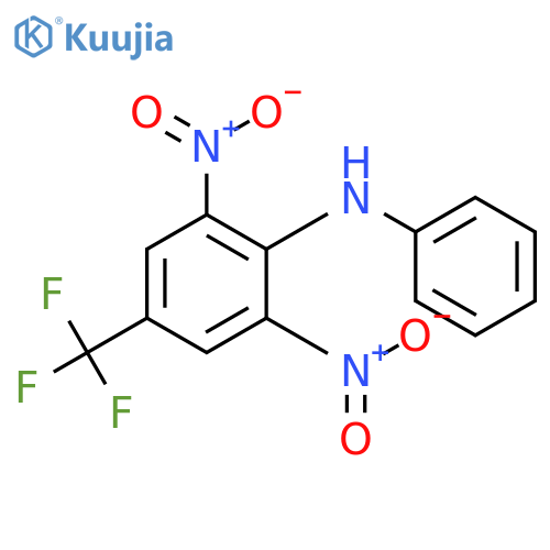 Benzenamine,2,6-dinitro-N-phenyl-4-(trifluoromethyl)- structure