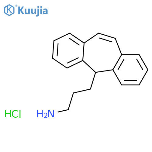 5H-Dibenzo[a,d]cycloheptene-5-propanamine, hydrochloride structure