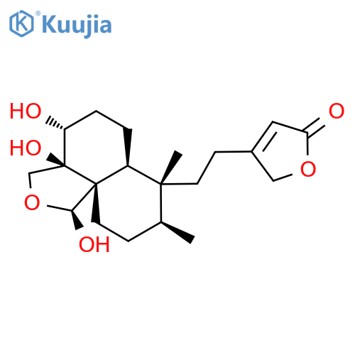 3-[2-[(1S,3As,4R,6aS,7R,8S,10aS)-1,3a,4-trihydroxy-7,8-dimethyl-3,4,5,6,6a,8,9,10-octahydro-1H-benzo[d][2]benzofuran-7-yl]ethyl]-2H-furan-5-one structure