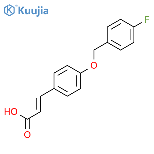 3-{4-(4-Fluorobenzyl)OxyPhenyl}Acrylic Acid structure