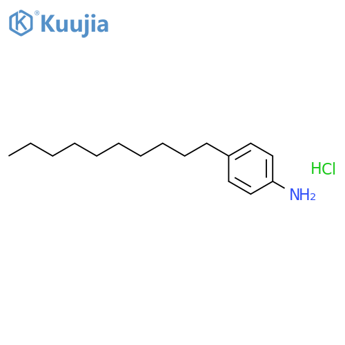 4-Decylaniline hydrochloride structure