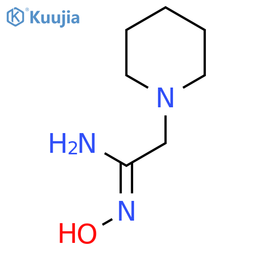 N-hydroxy-2-(1-piperidyl)acetamidine structure